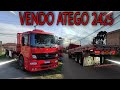 VENDO MERCEDES  ATEGO 2425 07/08 GABINE BOLHA