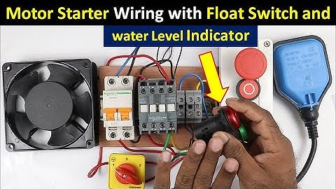 Water Pump Starter Connection with Float Switch and Water Level Indicator @ElectricalTechnician