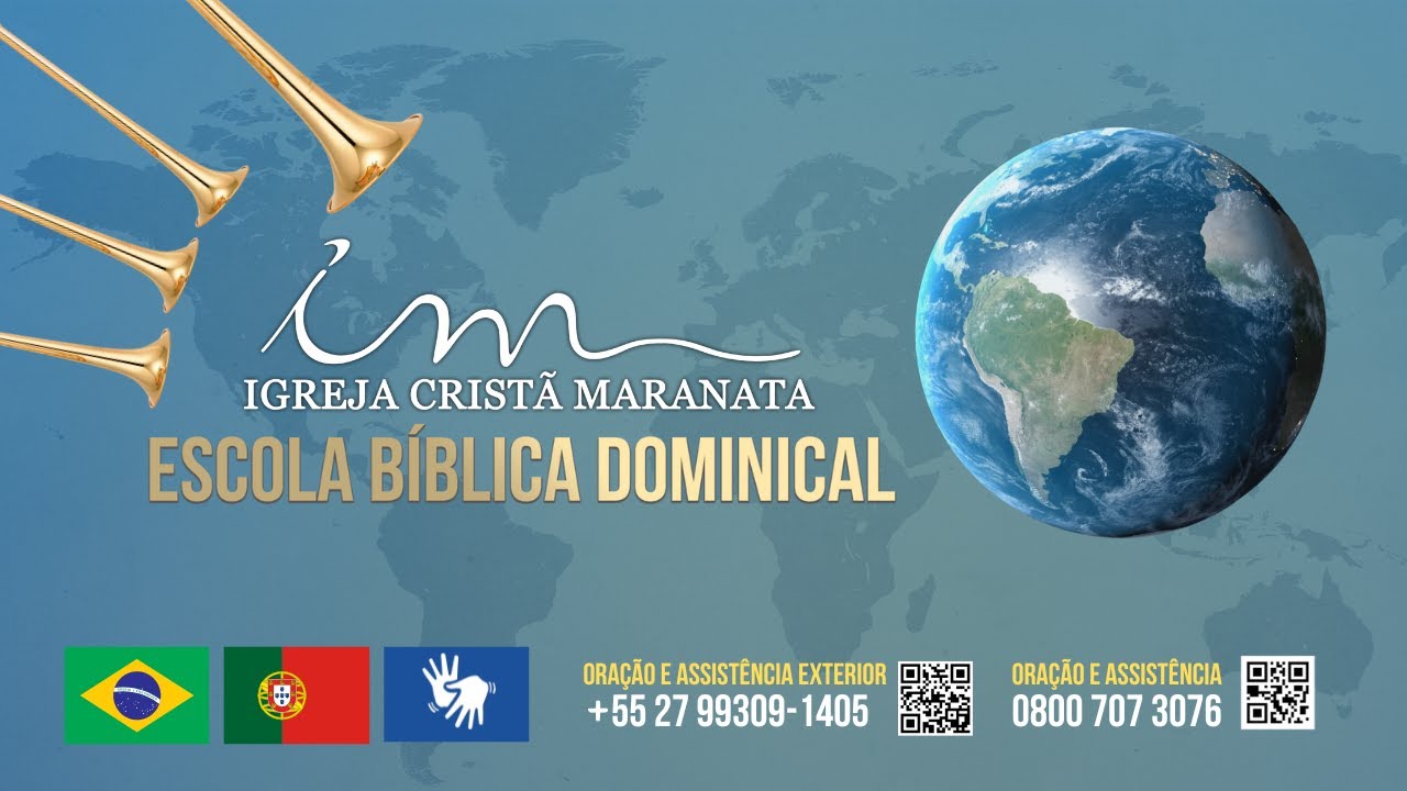 🇧🇷 08/03/2026 - [Escola Bíblica Dominical - 10h] - Igreja Cristã Maranata