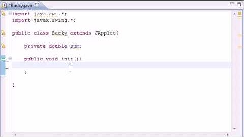 Intermediate Java Tutorial   22   init for Applets   YouTube