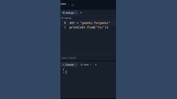 rfind() function in python #shorts