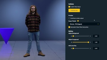 影像去背(Video Keyer) | Pixotope 虛擬製作系統教學