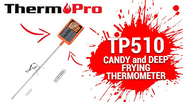 ThermoPro TP510 Waterproof Digital Candy Thermometer Introduction Video