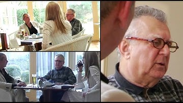 Eugène en Rita in gesprek met Arnold Heertje 1