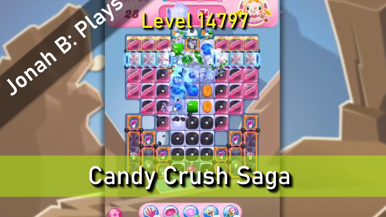 Candy Crush Saga Level 14797 - YouTube
