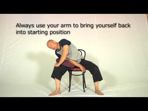 Lower Back Stretch with Chair | Simple Lower Back Pain Relief | Kit Laughlin from Stretch Therapy