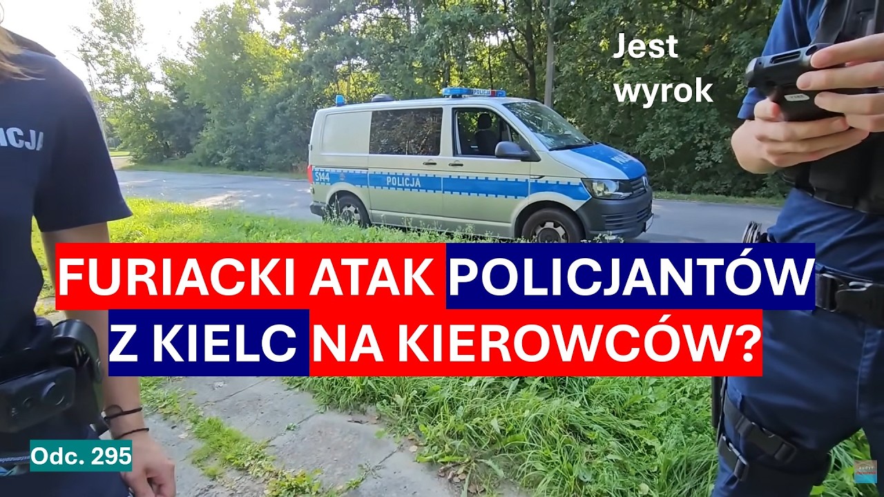 Nieprawdopodobny furiacki atak na kierowców dokonany przez kielecką policję. Jak jacyś bandyci? #295