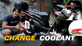 HOW TO CHANGE COOLANT IN HONDA CLICK