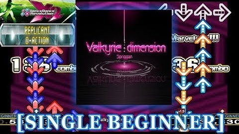 【DDR X2】 Valkyrie Dimension [SINGLE BEGINNER] 譜面確認＋クラップ