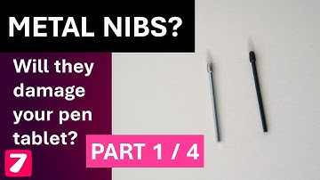 Are Metal Nibs safe for your Pen Tablet? (Part 1)