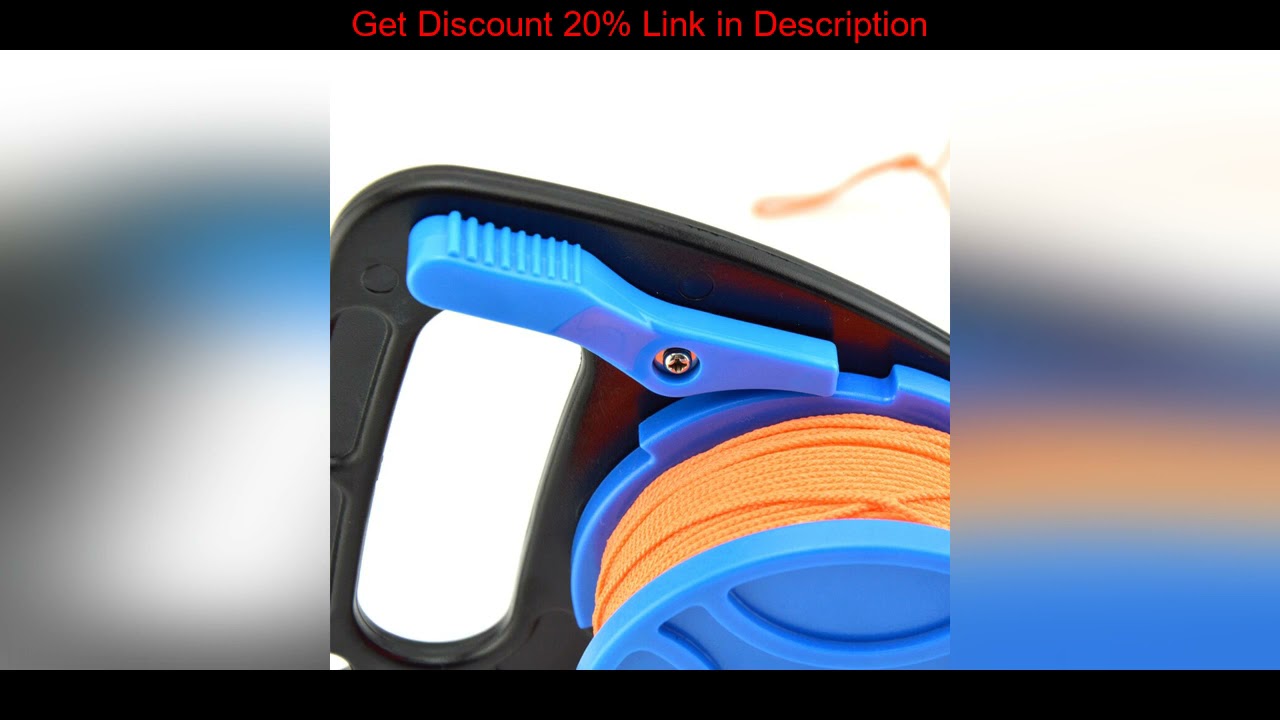 ❎ 150/249ft 46m 83m Scuba Diving Reel Spool Finger Line Retractable Reels Water Snorkeling Life Sav