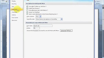 How to set auto recovery feature of Word 2007.avi