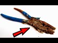 Old Rusty Pliers SATISFYING TOOL RESTORATION!!!