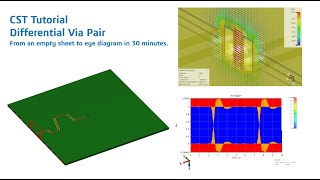 CST Tutorial - Differential Via Pair