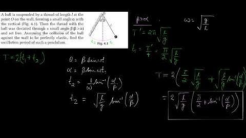 Obstructed Simple Pendulum|| IITJEE Advanced|| Olympiad