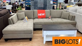 BIG LOTS SHOP WITH ME SOFAS COUCHES SECTIONALS ARMCHAIRS COFFEE TABLES SHOPPING STORE WALK THROUGH