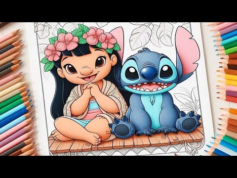 43 Lilo ve Stitch boyama sayfası koleksiyonumuzla yaratıcı bir yolculuğa çıkın  Sevilen Disney ikili