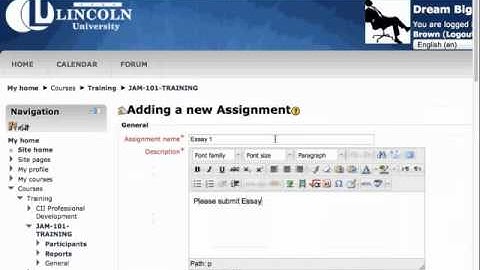Creating a Drop Box in moodle
