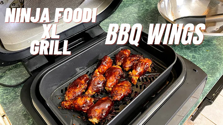 NINJA FOODI XL GRILL -BBQ WINGS  Couldn't Believe How Fast!