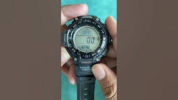 Casio SGW-1000:All available modes #casio #casiowatch #triplesensor #quartz #quartz watches #sgw1000