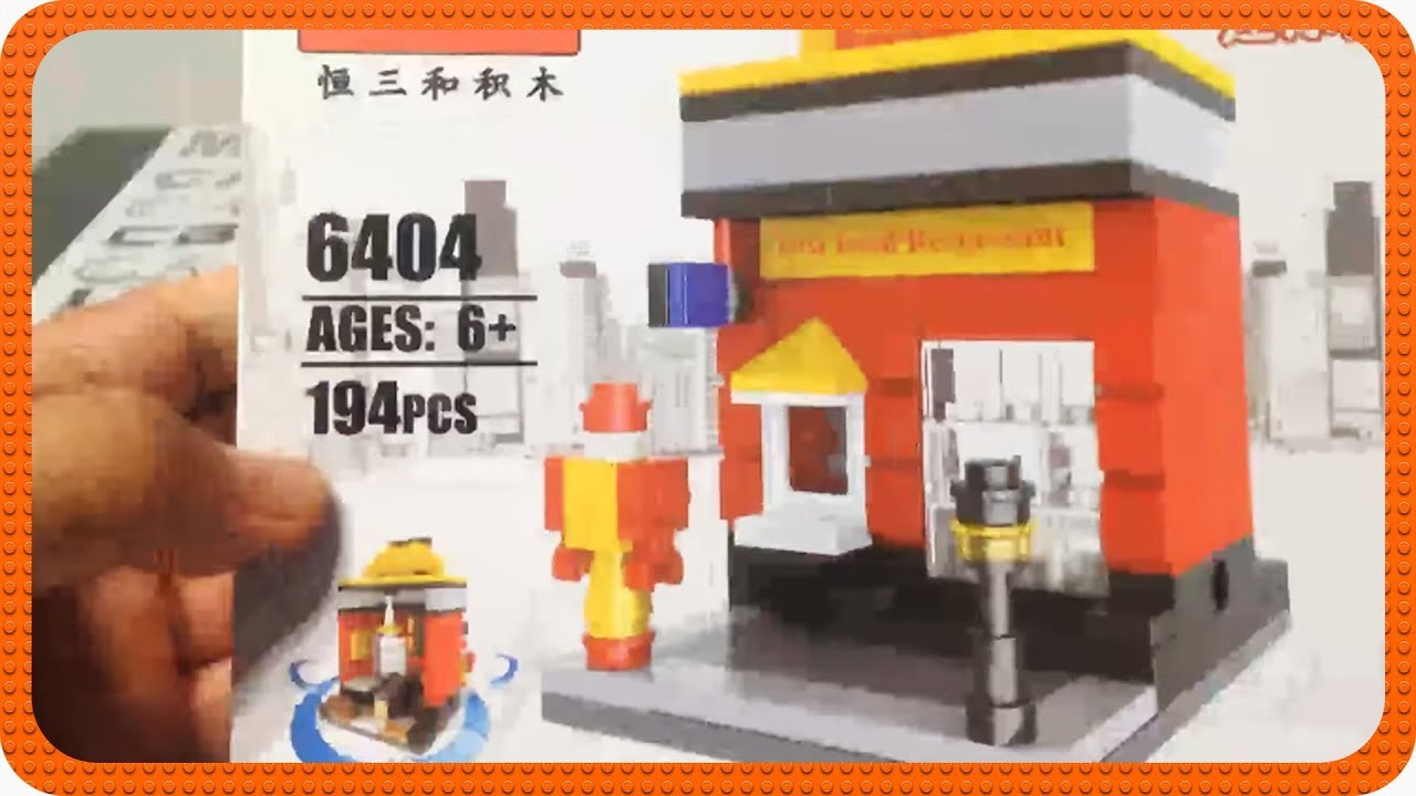 Fast Food Restaurant - McDonald's - Hsanhe Mini Street No. 6404 - UNBOXING