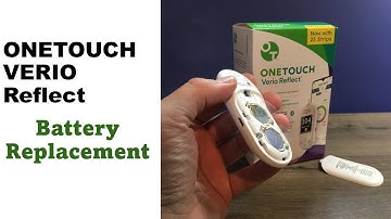 ONETOUCH VERIO Reflect battery replacement set date and time