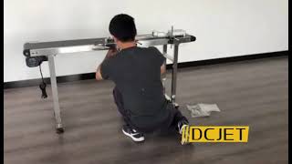 How toassemble the Conveyor and Inline inkjet printer