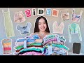 HUGE CIDER CLOTHING HAUL (25+ items) w/ DISCOUNT CODE | ~honest review~