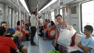 Subway Train Journey Jiaosanqiao to South Coach Station with Christopher Jennings