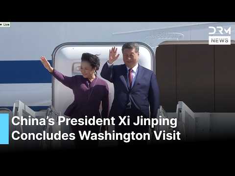 Chinese President Xi Jinping Departs US After Three-Day State Visit and Trump Summit | AC1G