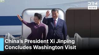 Chinese President Xi Jinping Departs US After Three-Day State Visit and Trump Summit | AC1G