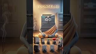 PLC Baba Logic Gone Wrong 😂 | Electrical Comedy #youtubeshorts #funnyshorts  #aicartoon  #toonselab