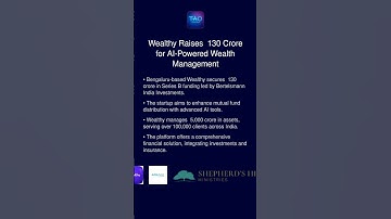 Wealthy Raises ₹130 Crore for AI-Powered Wealth Management