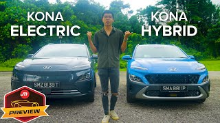 2021 HYUNDAI KONA ELECTRIC & HYBRID, same but different! | mPreview