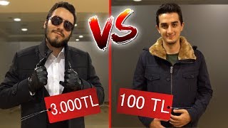 100 TL VS 3000 TL KIYAFET ALIŞVERİŞİ #Bunadeğermi