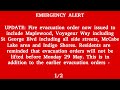 Canada Alert Ready - Forest Fire Evacuation Alert, Halifax County, Nova Scotia