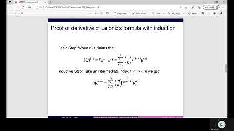Proof of Leibniz