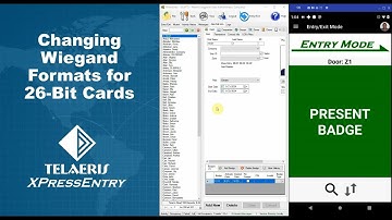 XPressEntry - Change Wiegand Formats for 26 Bit