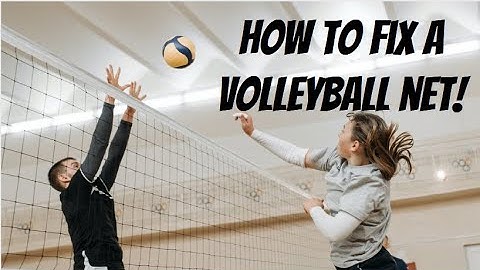 How to setup a volleyball net