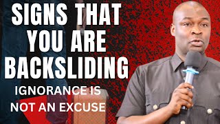 Famous SIGNS THAT YOU ARE BACKSLIDING | APOSTLE JOSHUA SELMAN Wealth