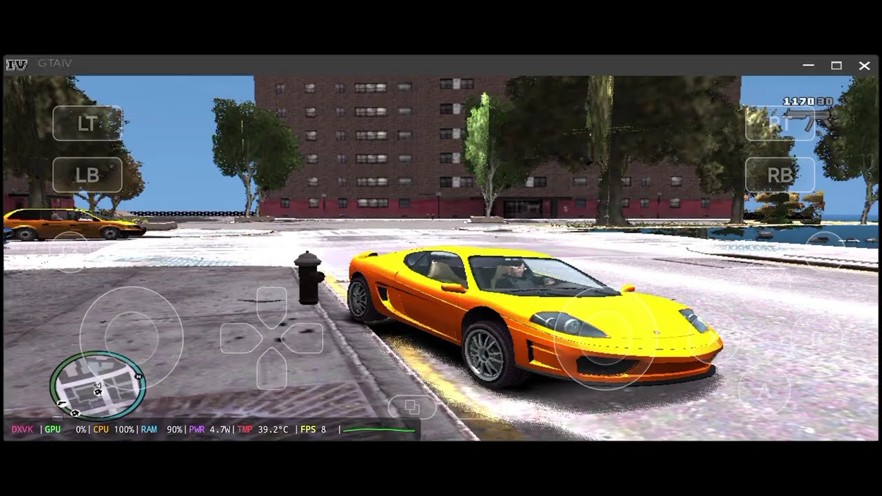 GTA iv lite 600MB Running on the app gamehub