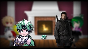 MHA react to Deku as Slade Wilson / Death Stroke