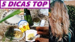 5 Receitas Poderosas para seu Cabelo Parar de Cair