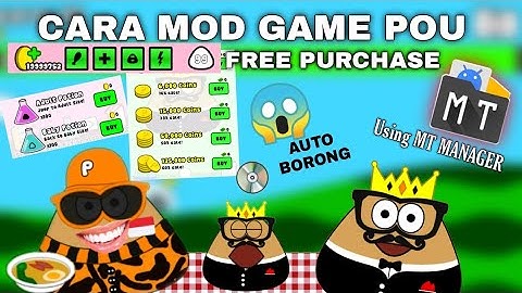CARA M0D GAME POU MENGGUNAKAN MT MANAGER - FREE PURCHASE