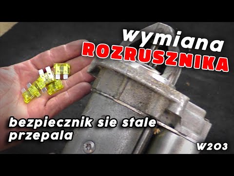 Mercedes W203 Rozrusznik Nie Startuje - Youtube