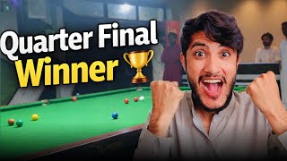 Quarter Final Ka Zabardast Match 😲 | Snooker Vlog#Snooker#SnookerMatch#QuarterFinal#SnookerWin#viral