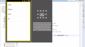 12 Căn bản về xây dựng ListView trong Android