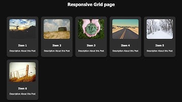 Creating Responsive Grid Page Using HTML & CSS || @ProgMasters 