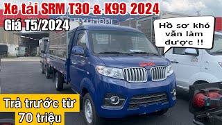 Giá xe tải SRM T30 930kg thùng 2.9 mét 2024 chỉ 60tr lấy xe | xe tải nhẹ srm t30 1 tấn thùng dài 2m9