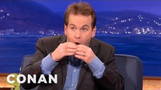 Mike Birbiglia Enjoys A Nice Airplane Toilet Meal | CONAN on TBS